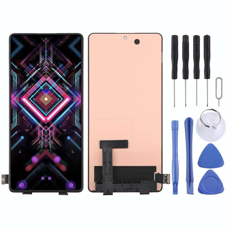 OLED Material LCD Screen and Digitizer Full Assembly for Xiaomi Redmi K40 Gaming / Poco F3 GT / B...