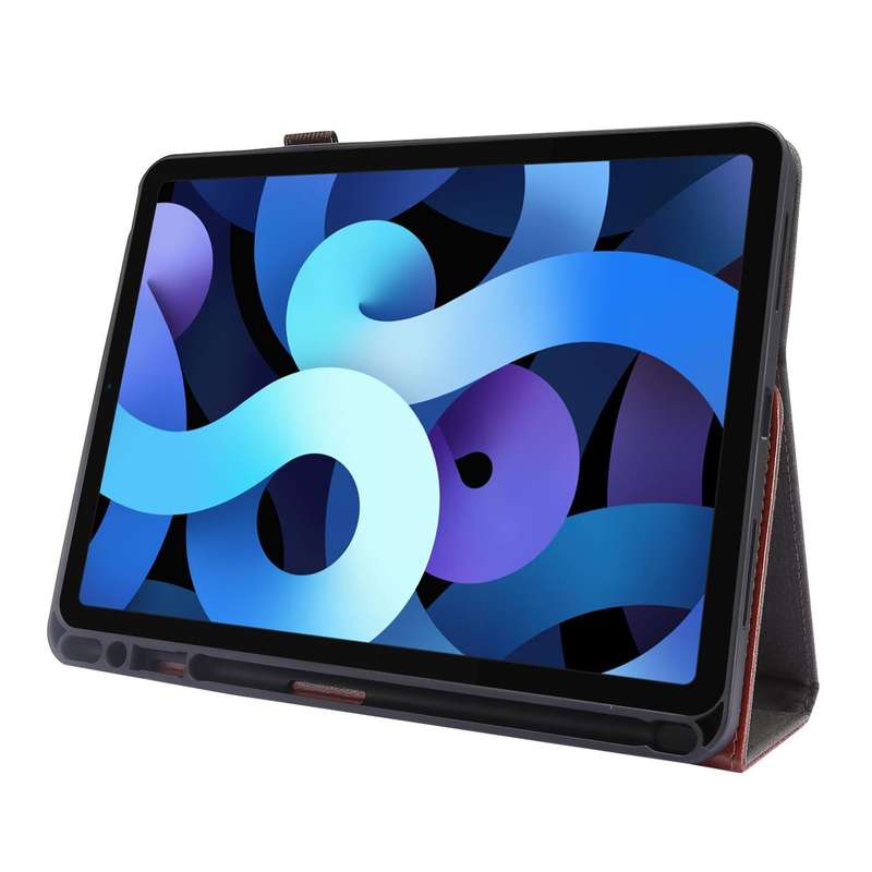 For iPad Pro 12.9 inch (2020) Crazy Horse Texture Horizontal Flip Leather Tablet Case with 2-fold...