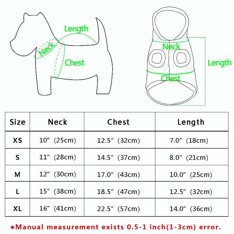 Pet Dog Christmas Costume Pet Snow Warm Coat, Size:L(Black)