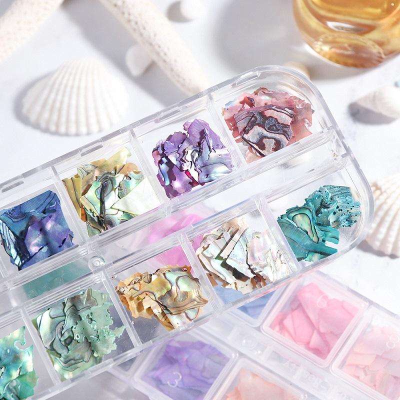 Symphony Flake Mica Flake Shell Nail Art Sequins, Specification: BH