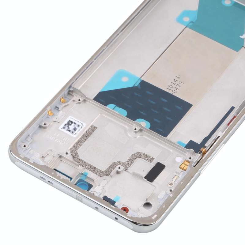 Front Housing LCD Frame Bezel Plate for Xiaomi Redmi K50 / Redmi K50 Pro(Silver)