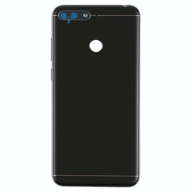 Back Cover with Side Keys & Camera Lens for Huawei Honor Play 7A(Black)