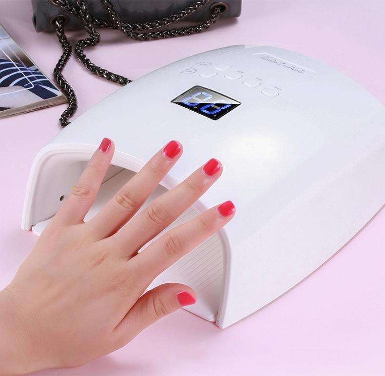 S10 48W Nail Lamp Wireless Phototherapy Lamp Rechargeable Nail Phototherapy Machine,US Plug