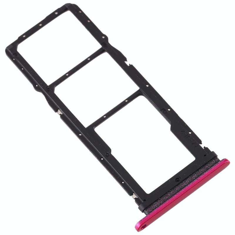 SIM Card Tray + SIM Card Tray + Micro SD Card Tray for Huawei Honor Play 3 (Red)