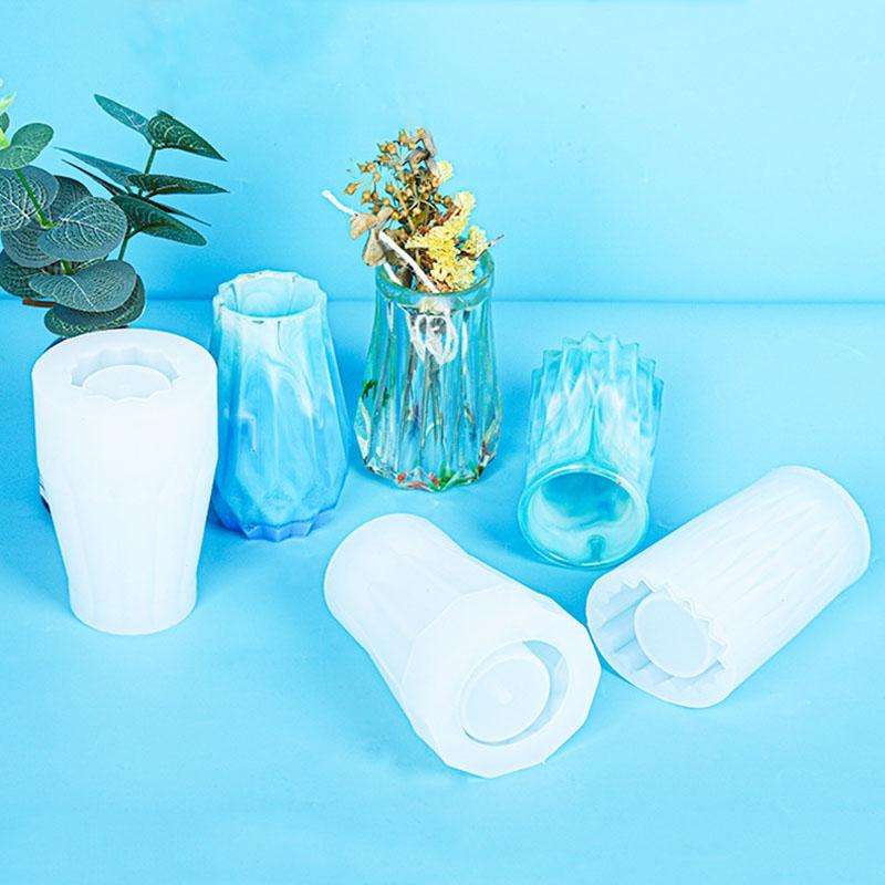 D720 Drop Plastic Mold Vase Silicone Mold(03)