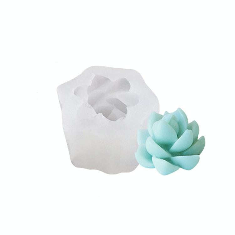 SX-ZW-190 Fleshy Three-Dimensional Candle Silicone Mold DIY Handmade Soap Aromatherapy Epoxy Mold
