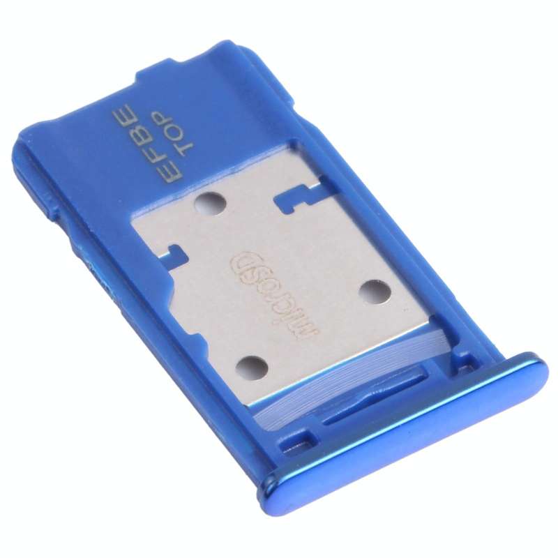 For Samsung Galaxy M31s SM-M317 SIM Card Tray + SIM Card Tray + Micro SD Card Tray (Blue)