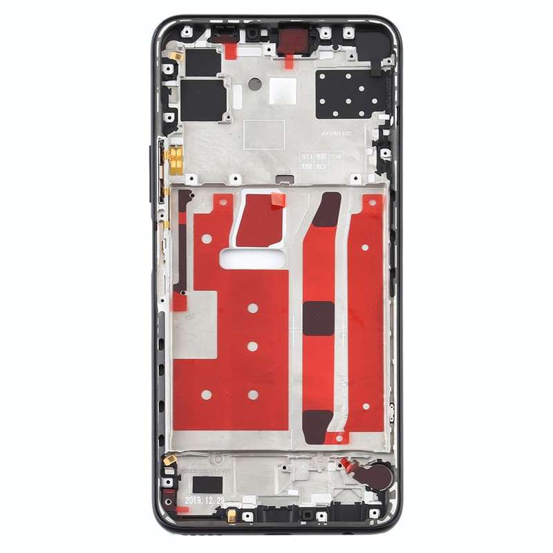 Original Middle Frame Bezel Plate for Huawei P40 Lite 5G / Nova 7 SE(Black)