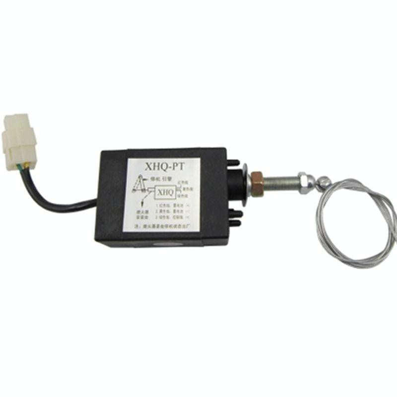 Normally Close DC 12V/24V Diesel Engine Flame Out Device Engine Stop Solenoid Valve XHQ-PT Power ...