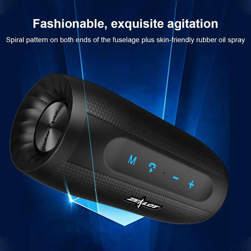 ZEALOT S7 Portable Smart Touch Stereo Bluetooth Speaker with Built-in Mic, Support Hands-Free Cal...