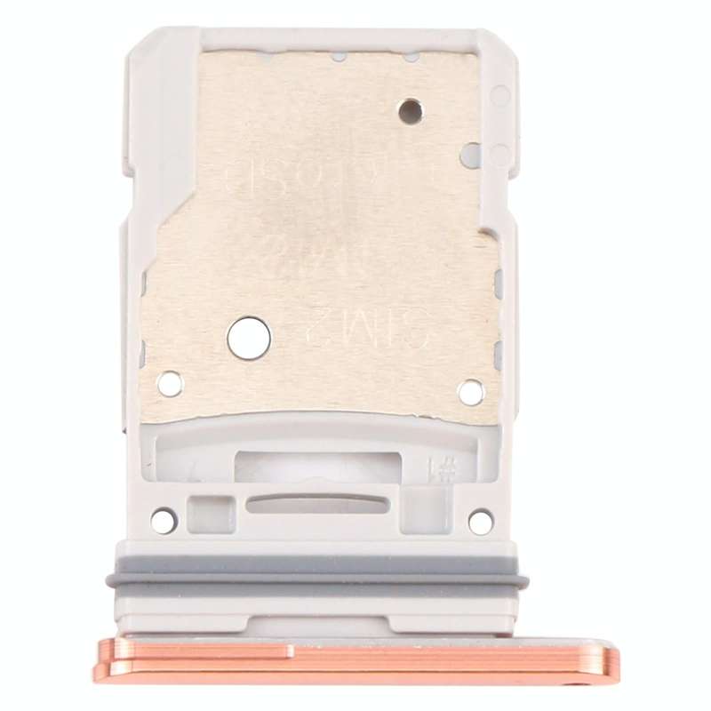 For Samsung Galaxy S20 FE 5G SM-G781B SIM Card Tray + Micro SD Card Tray (Orange)