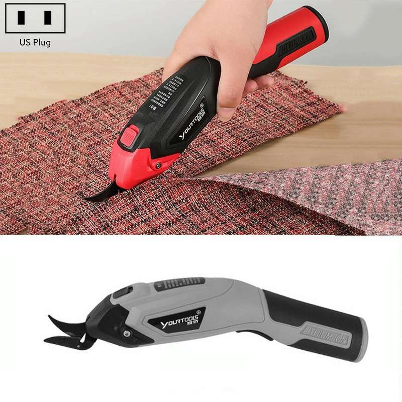 YOURTOOLS Y4005 12W Tungsten Steel Electric Scissors Clothing Leather Carpet Trimming Scissors, U...