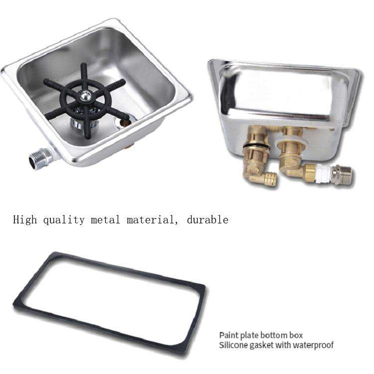Automatic High Pressure Embedded Stainless Steel Bar Cup Washer Medium Cup Washer