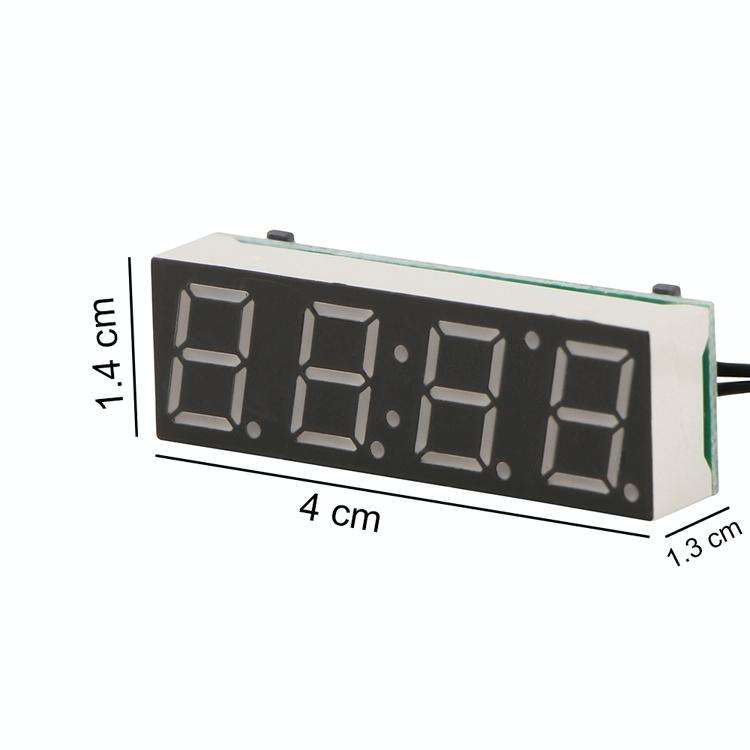 High-Precision RX8025T Digital Clock Module LED Digital Tube Electronic Clock(Red)