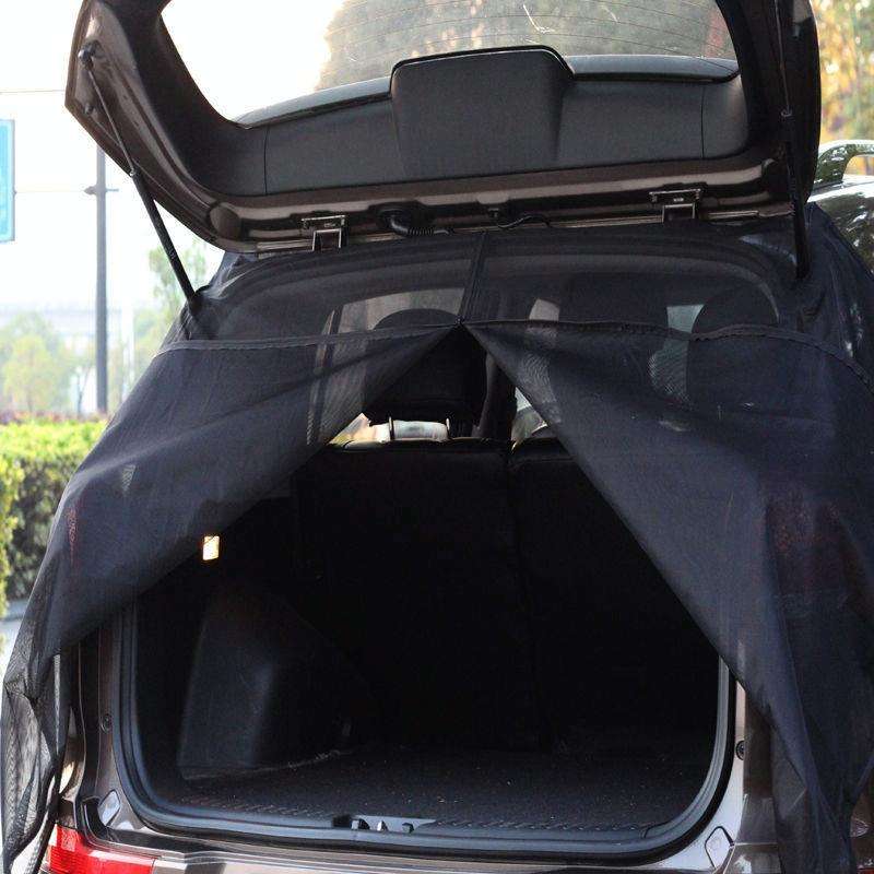 M 156 x 150cm Car Tailgate Anti-Mosquito And Insect Screens Trunk Magnetic Sunscreen Mosquito Net