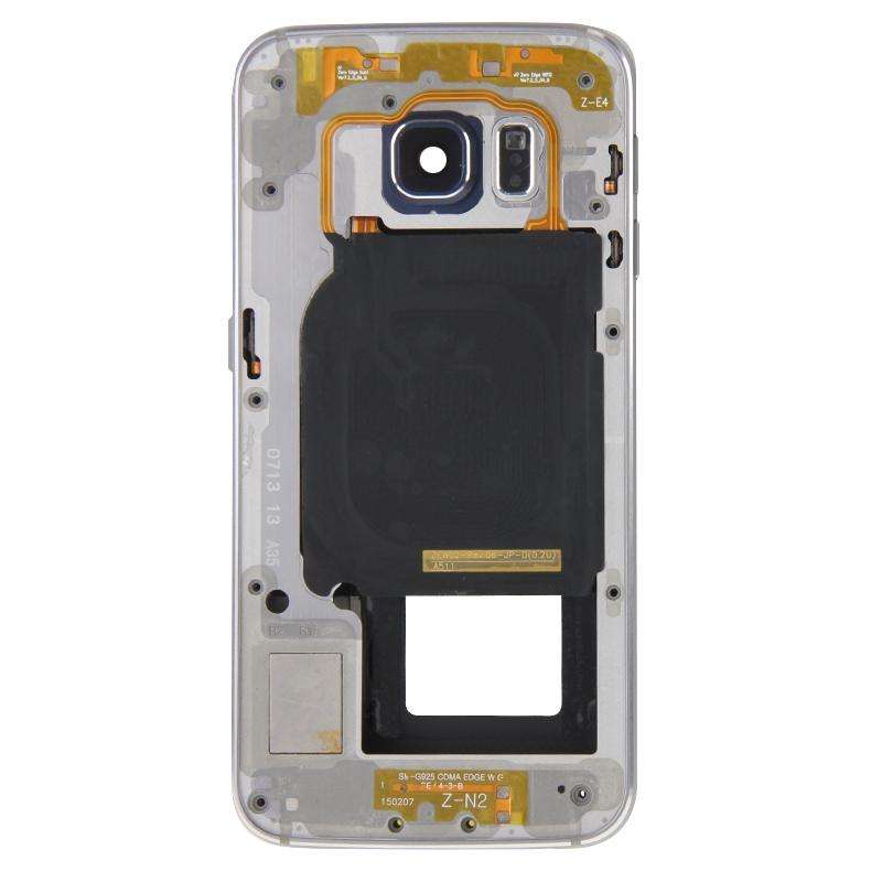 For Galaxy S6 Edge / G925 Full Housing Cover (Front Housing LCD Frame Bezel Plate + Back Plate Ho...
