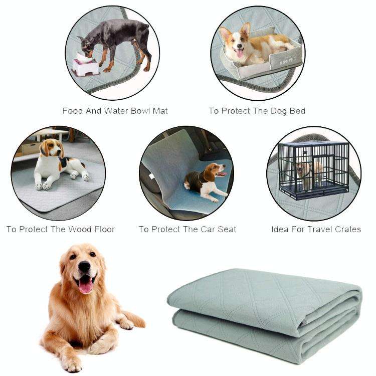 OBL0014 Can Water Wash Dog Urine Pad, Size: M (Deep Gray)
