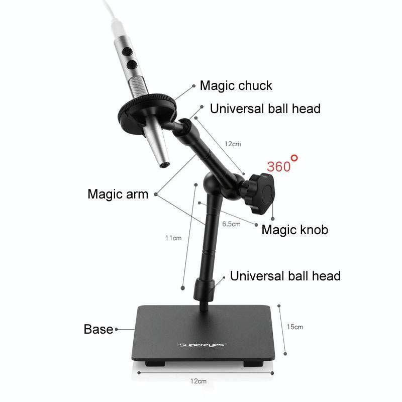 5 Million Digital Electron Microscope Magnifying Dermatoscope, Specification: B008 Waterproof