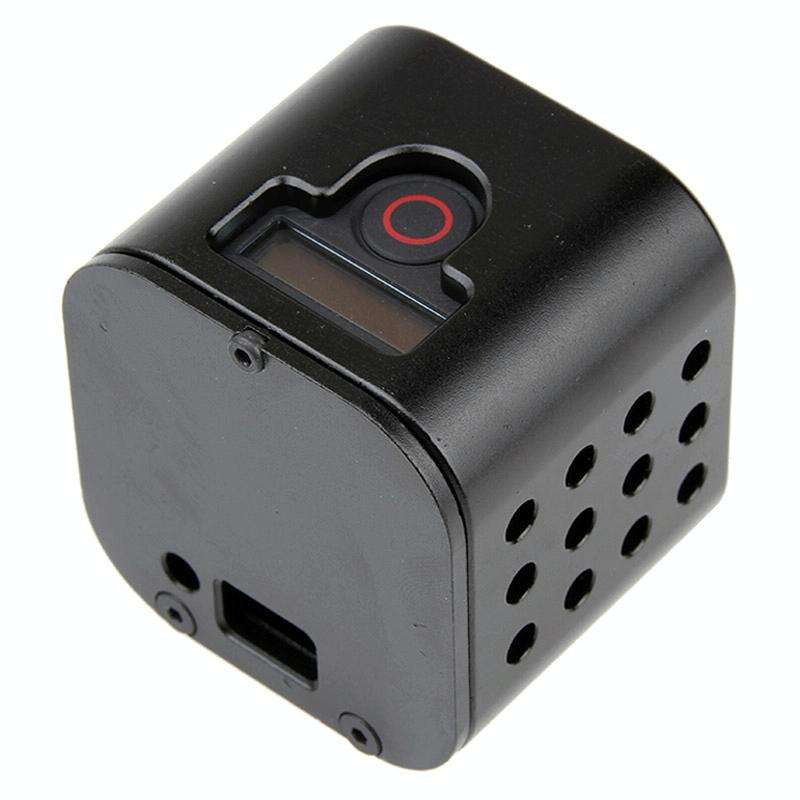 Housing Shell CNC Aluminum Alloy Protective Cage with Insurance Back Cover for GoPro HERO5 Sessio...