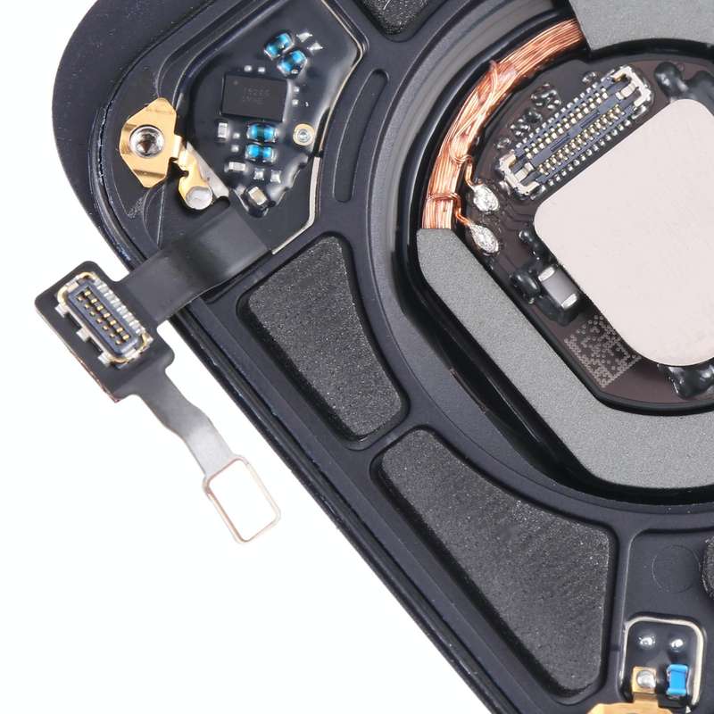 Glass Back Cover With Wireless Charging Coil For Apple Watch Series SE 2022 44mm LTE Edition (Grey)