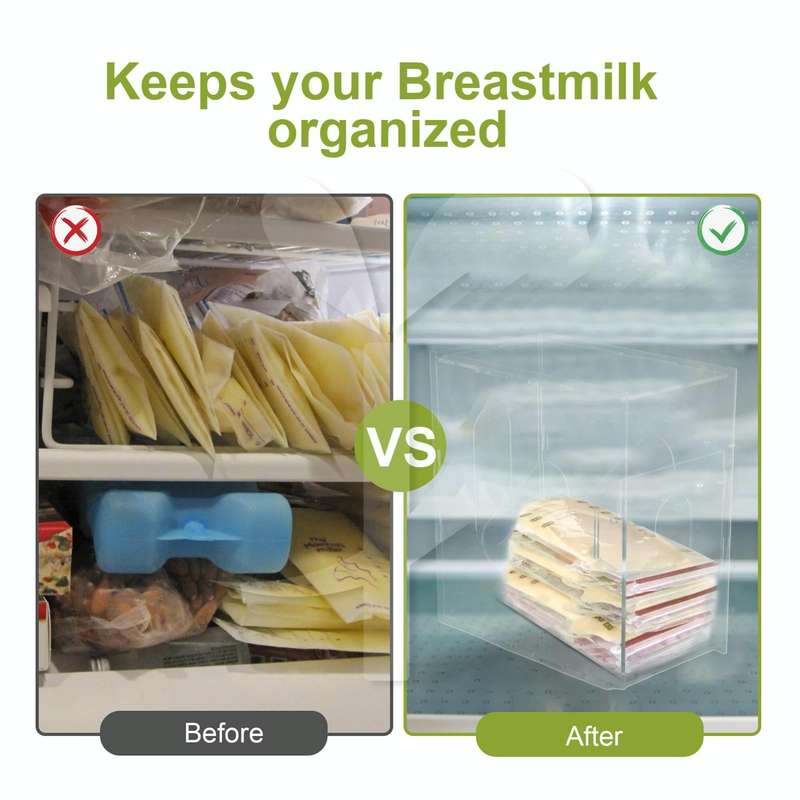 Acrylic Baby Breastmilk Storage Bags Containers