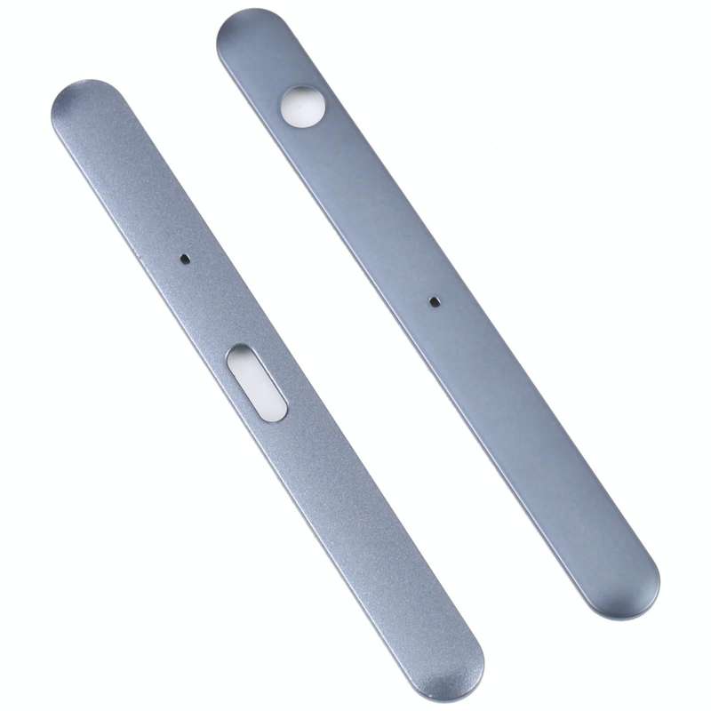 1 Pair Upper and Lower Part Sidebar For Sony Xperia XZ1(Blue)