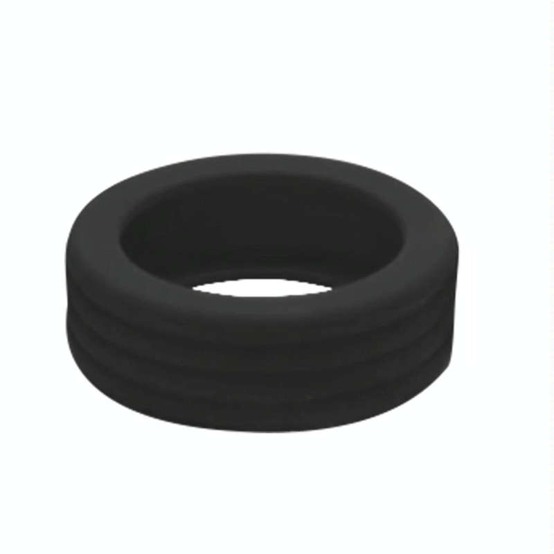 8pcs /Set Silicone Luggage Wheels Cover Protector Silent Anti Wear Caster Shoes(Black)