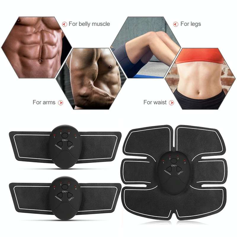 Intelligent Shaping System EMS Body Toning Electrode Kit Muscle Stimulator Home Fitness Training ...