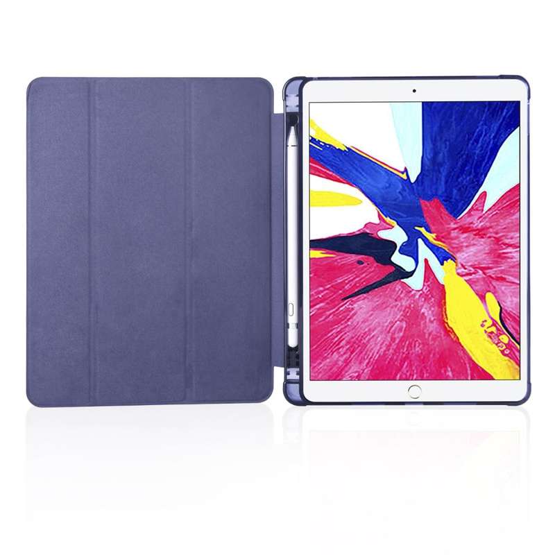 For iPad Pro 10.5 inch / Air 3 10.5 inch 3-folding Horizontal Flip PU Leather + Shockproof TPU Ca...