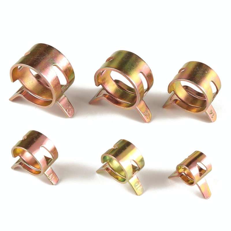 72 PCS Car Spring Clip Fuel Line Hose Clip Water Pipe Air Tube Clamp Fastener