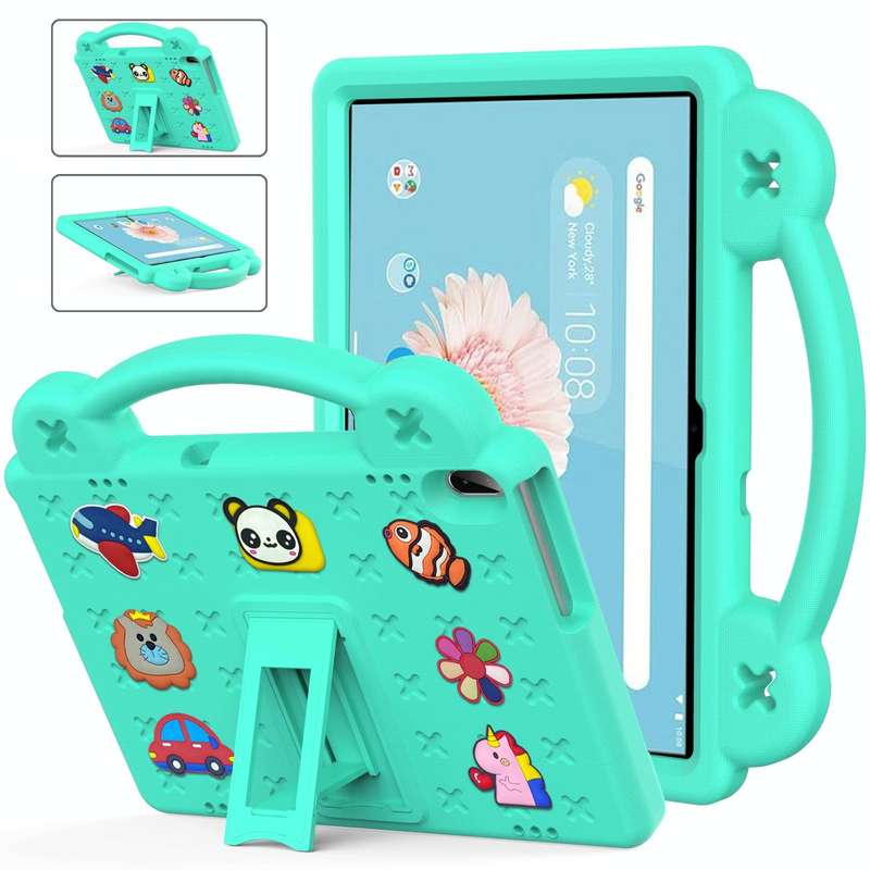 For Lenovo Tab M10 X605 / X505 / Tab P10 X705 Handle Kickstand Children EVA Shockproof Tablet Cas...