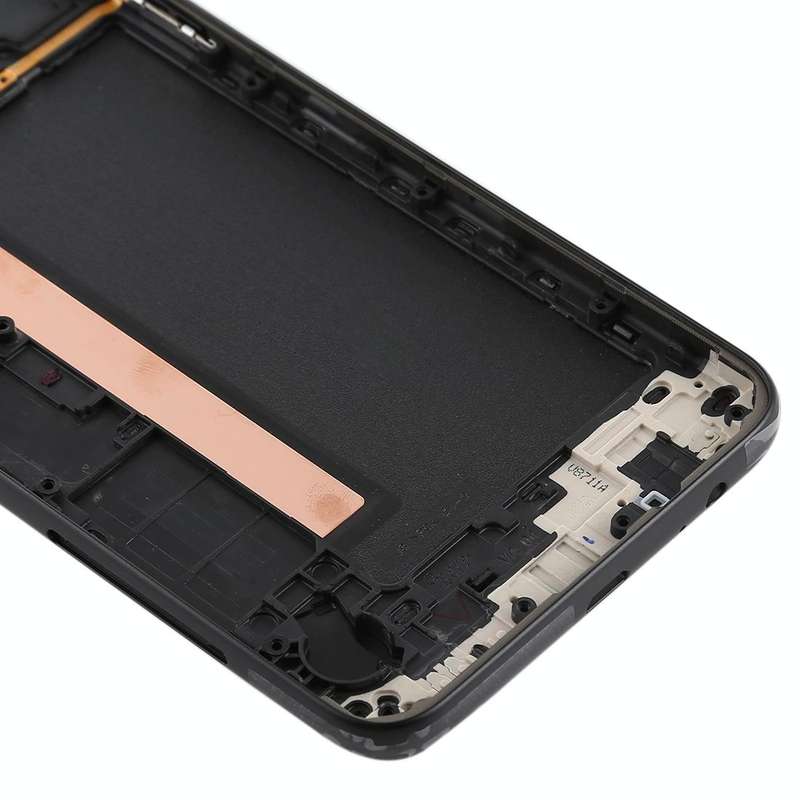 For Galaxy J8 (2018), J810F/DS, J810Y/DS, J810G/DS Back Cover with Side Keys & Camera Lens (Black)