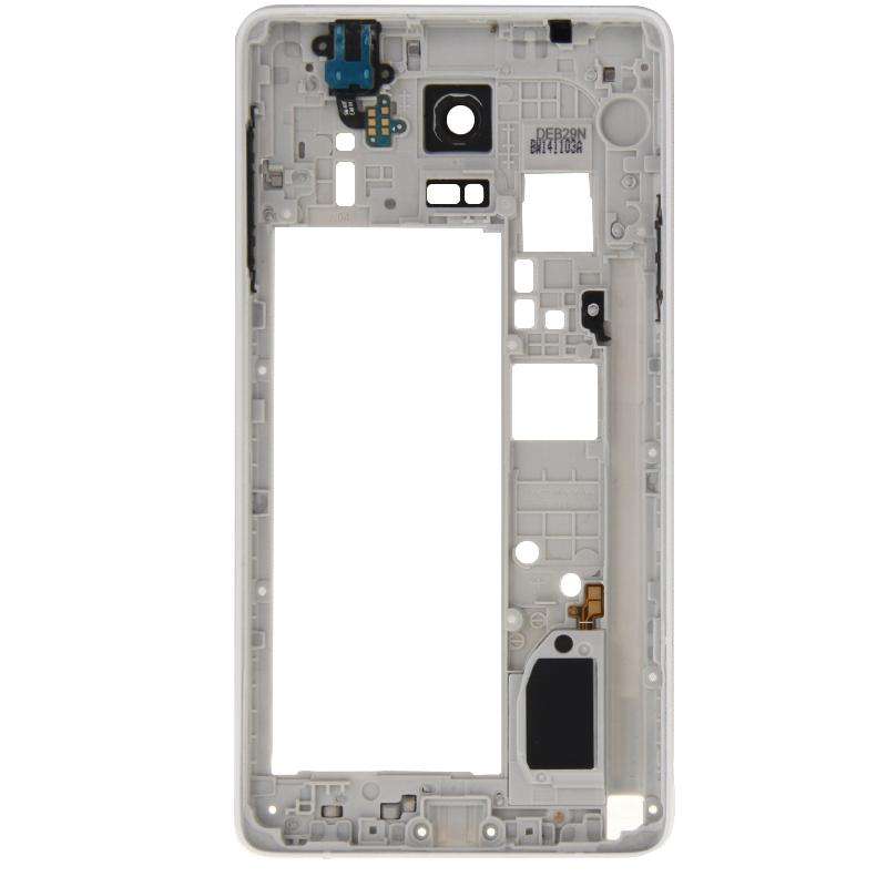 For Galaxy Note 4 / N910V Full Housing Cover (Front Housing LCD Frame Bezel Plate + Middle Frame ...