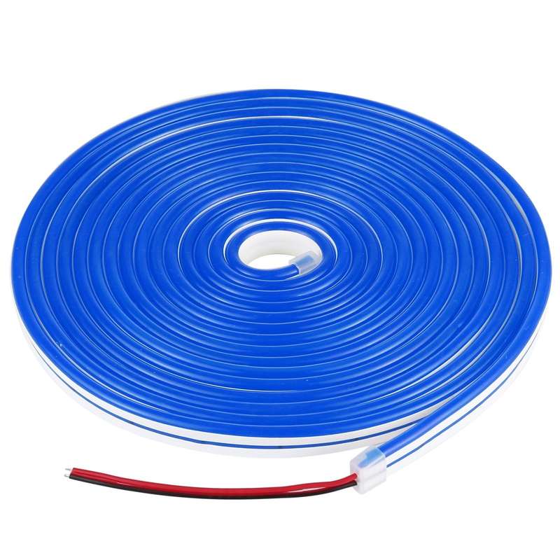 CJ-1206 12V 6A 5m IP65 Waterproof Silicone Neon LED Strip Light(Blue)