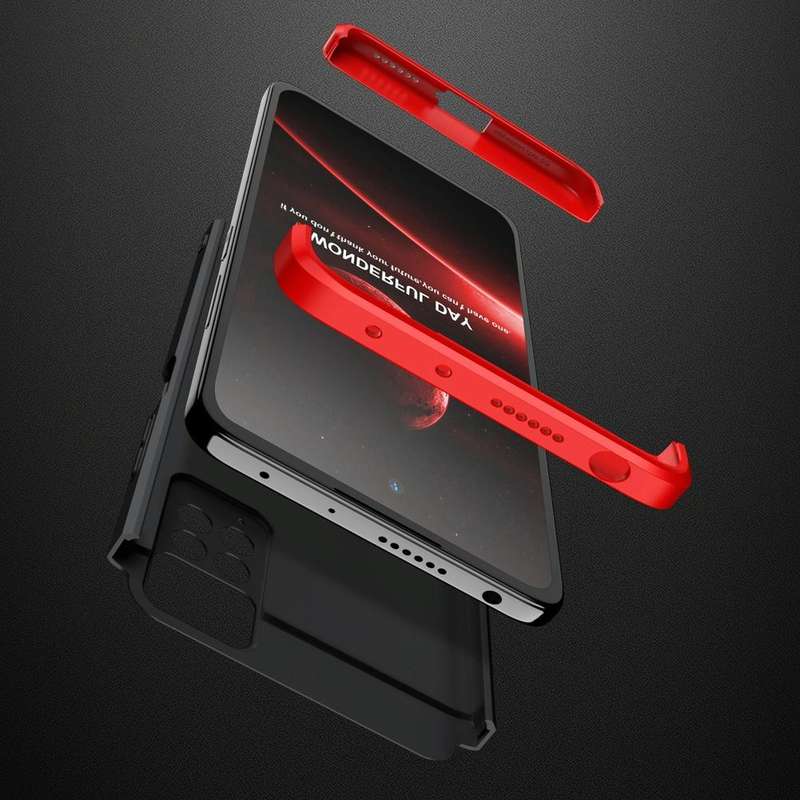 For Xiaomi Redmi Note 11 Pro 4G / 5G Global GKK Three Stage Splicing Full Coverage PC Case(Black ...