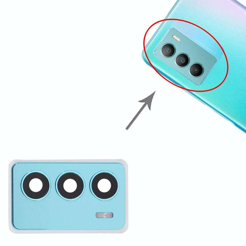 For Vivo T1 Back Camera Lens Frame (Green)