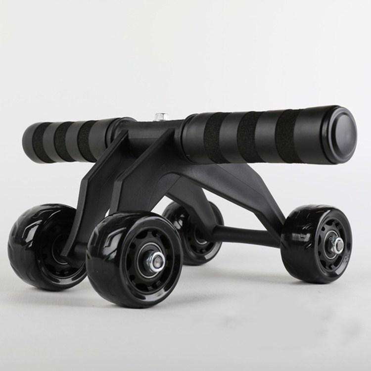 Multifunctional Frog-Style Four-wheel Abdominal Wheel Abdominal Muscle Exercise Fitness Equipment...