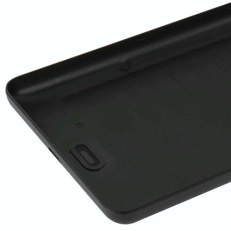 Frosted Surface Plastic Back Housing Cover  for Microsoft Lumia 535(Black)