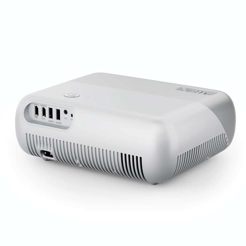 D1000 1920x1080P 320ANSI Lumens Portable Mini LCD LED Smart Projector, Screen Mirroring(EU Plug)