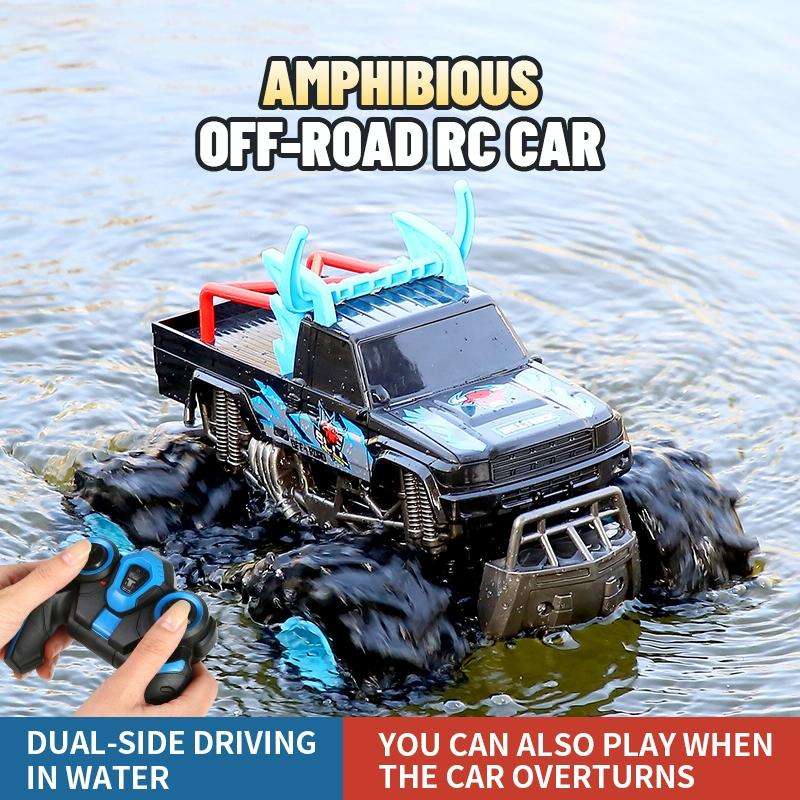 JJR/C Q135 Amphibious 2.4G Remote Control Off-road Vehicle(Red)