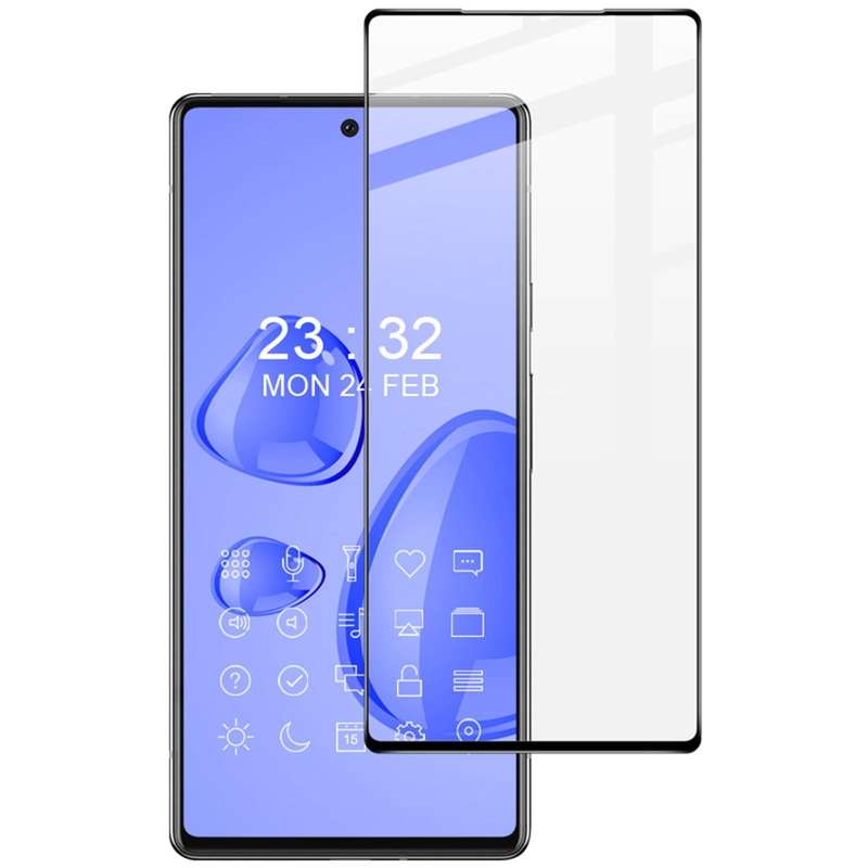 For Google Pixel 6A imak 9H Full Screen Tempered Glass Film Pro+ Series