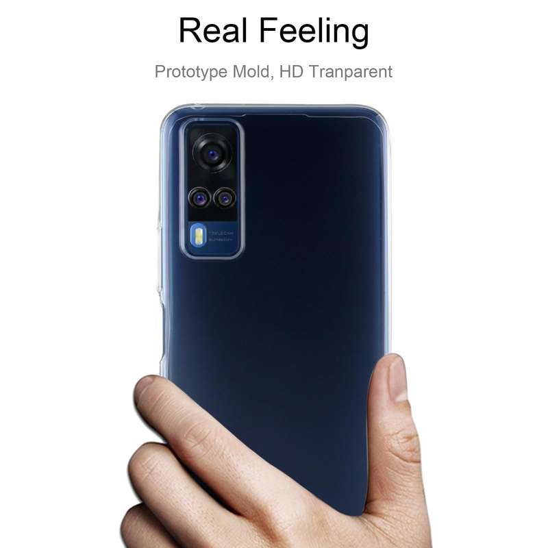 For vivo Y51 2020 0.75mm Ultra-thin Transparent TPU Soft Protective Case