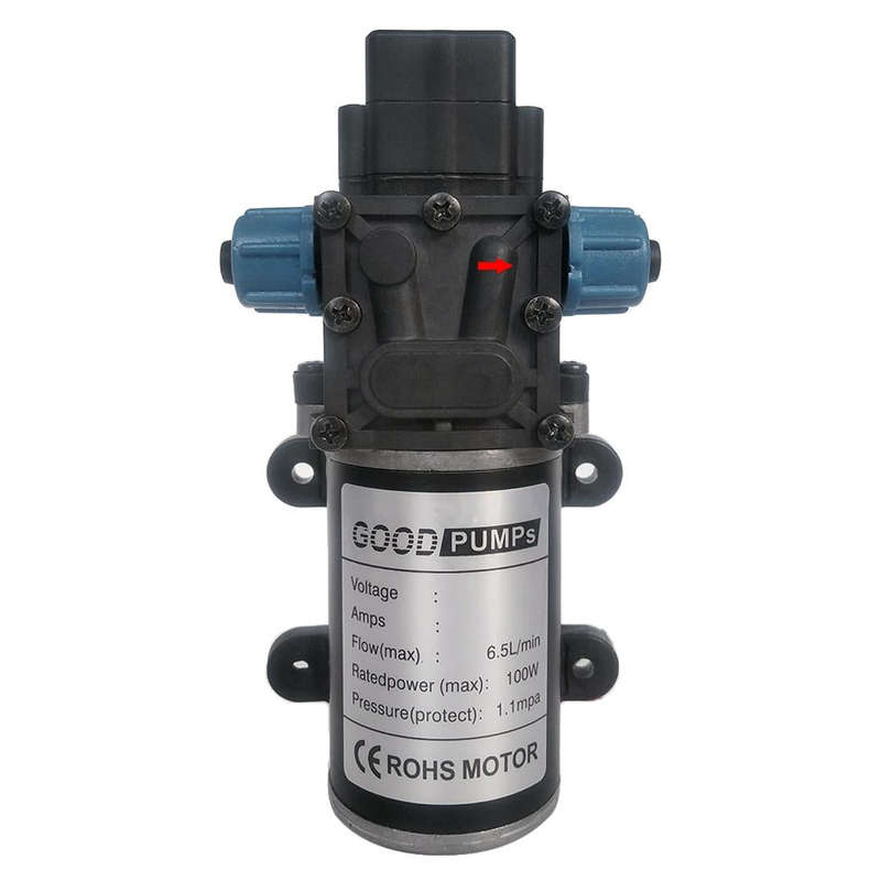 DC12V 100W Smart Double Thread Positive Pump Diaphragm 8L Atomizing Spray Water Pump for Car Wash...