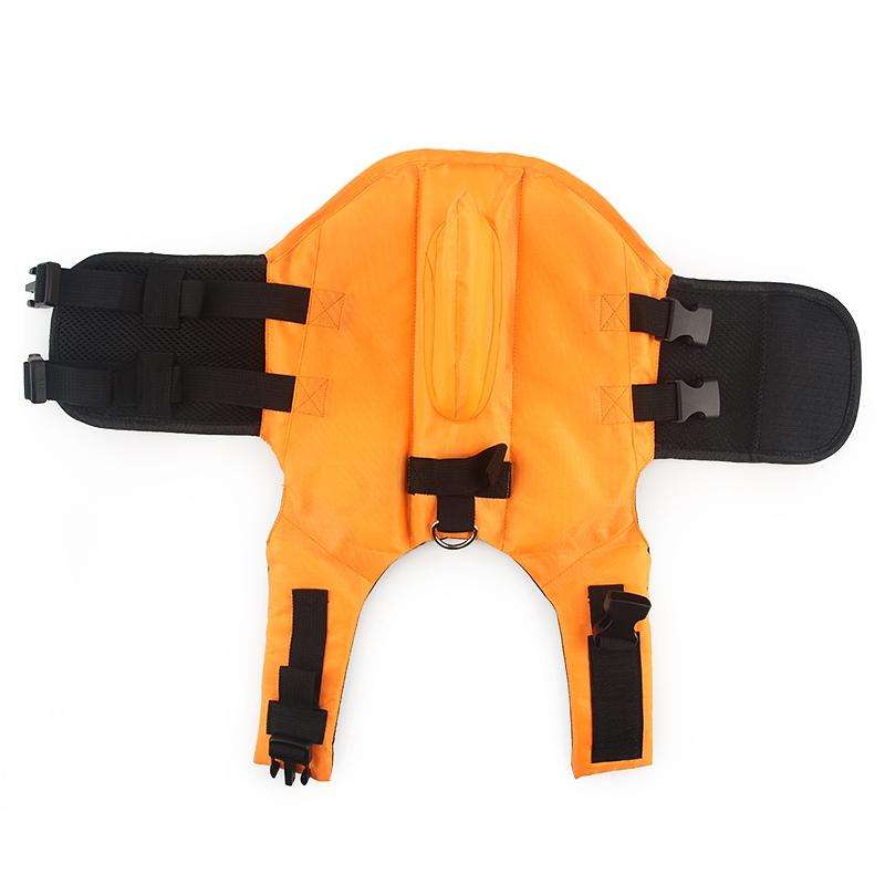 Summer Pet Life Jacket Dog Safety Clothes Dogs Swimwear Pets Safety Swimming Suit, Size:L(Yellow)