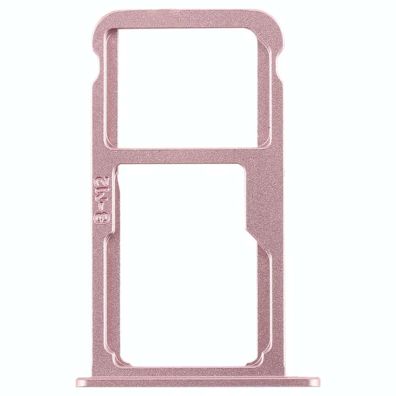 SIM Card Tray + SIM Card Tray / Micro SD Card for Huawei G9 Plus (Pink)