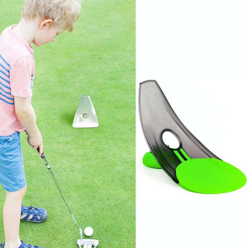2 PCS Golf Putting Practice Indoor Or Outdoor Putting Trainer(Green)