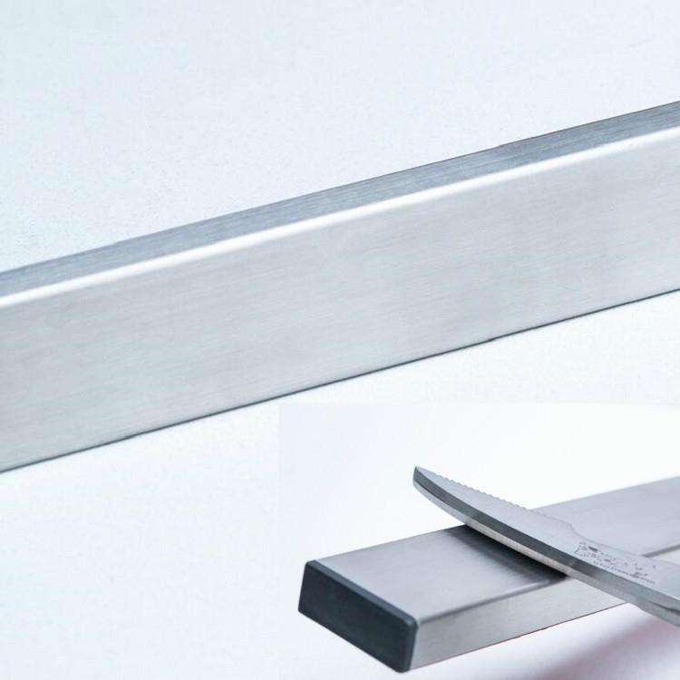 Stainless Steel Knife Holder Kitchen Rack Magnetic Suction Knife Holder, Length:40cm, Style:Free ...