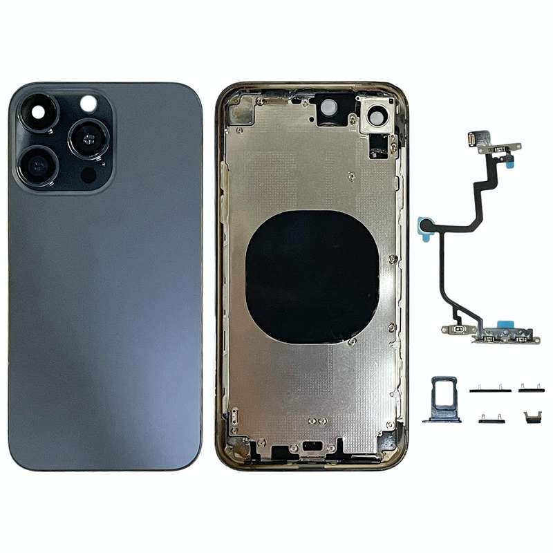 Back Cover with Appearance Imitation of iP15 Pro for iPhone XR(Blue)