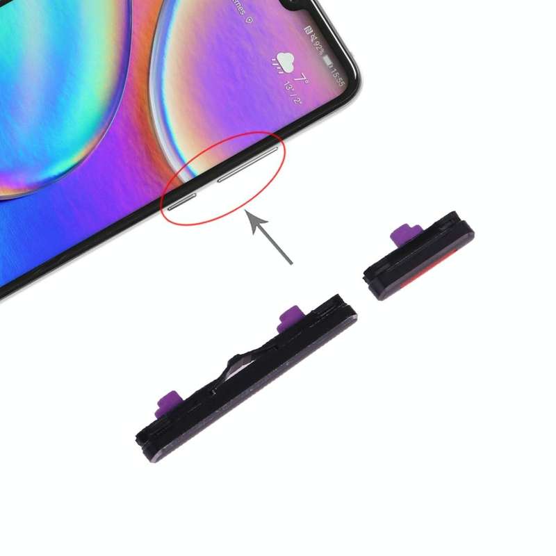 For Huawei P20 Side Keys (Black)