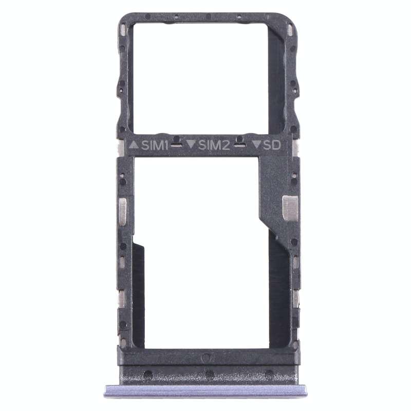 For TCL 40 SE Original SIM + Micro SD Card Tray(Purple)
